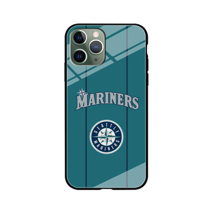 Seattle Mariners Green Blue Jersey iPhone 11 Pro Case-Oxvistore