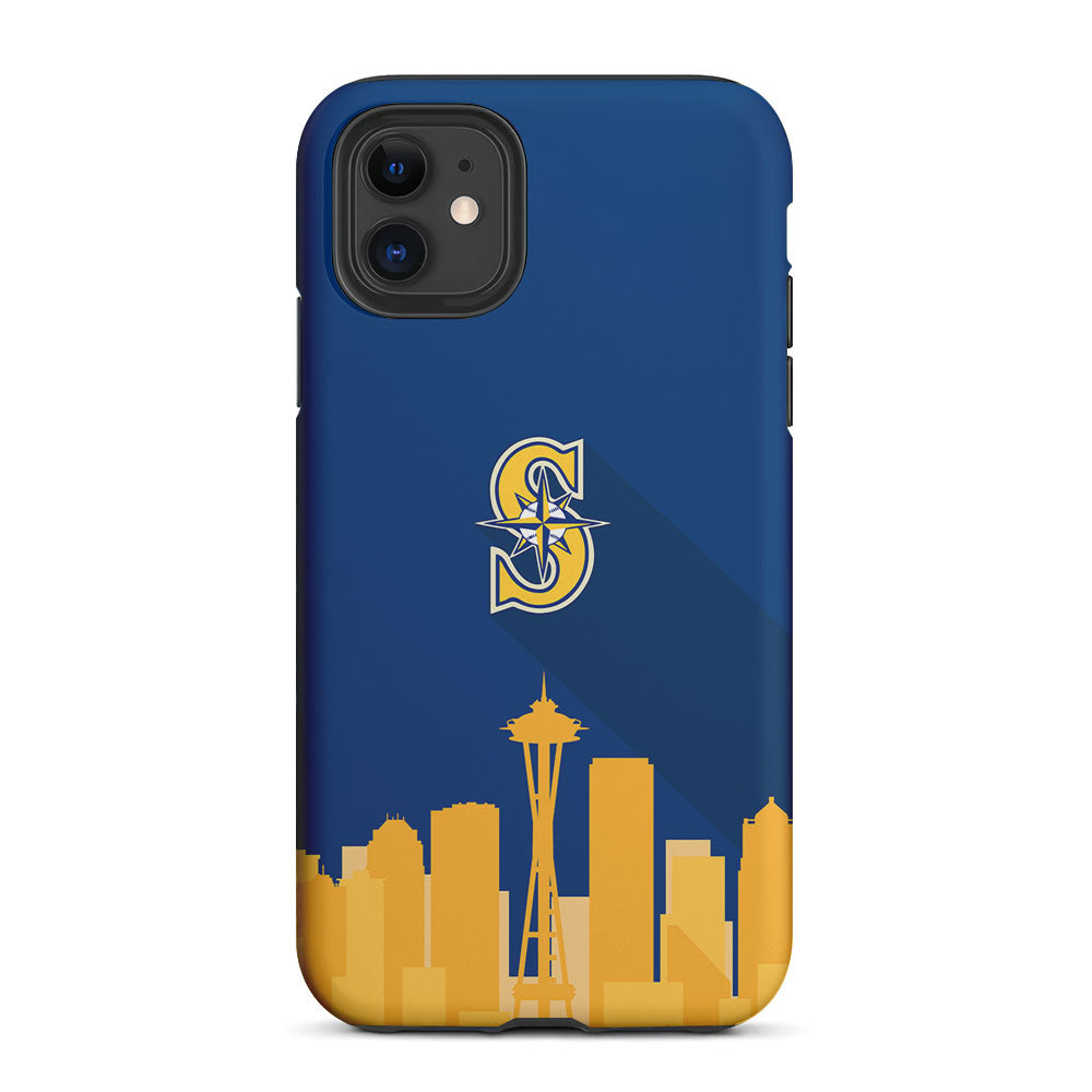 Seattle Mariners Logo 2 in 1 Tough Phone Case