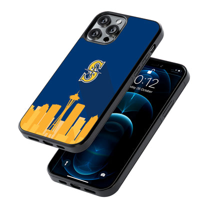 Seattle Mariners Logo 2D Rubber Phone Case