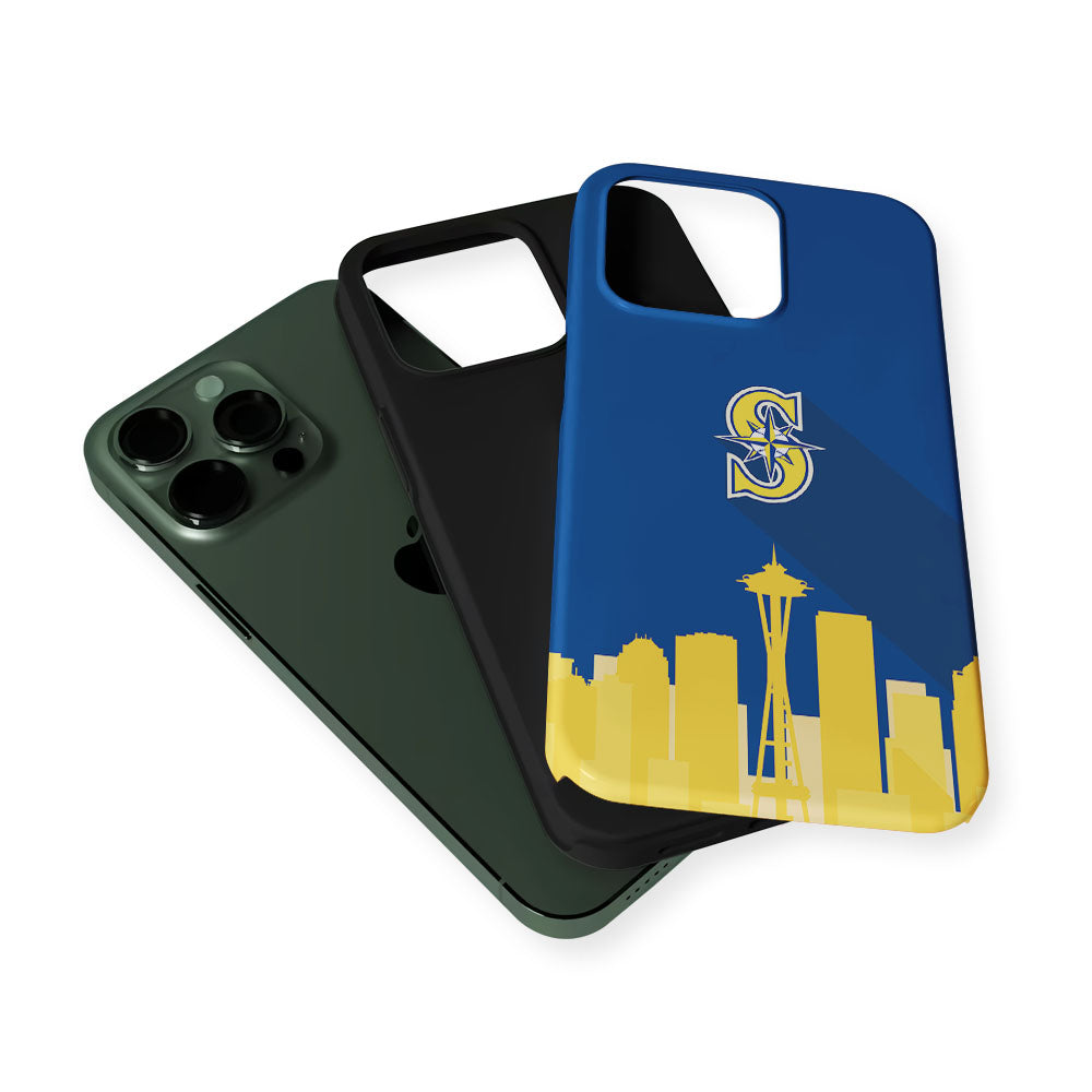 Seattle Mariners Logo 2 in 1 Tough Phone Case