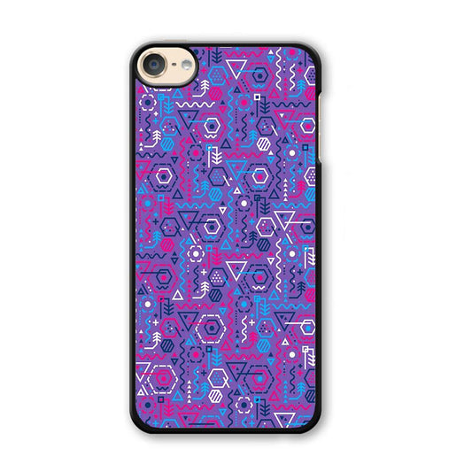 Shape of Algorithm iPod Touch 6 Case-Plastic Black (2D Case)-Oxvistore
