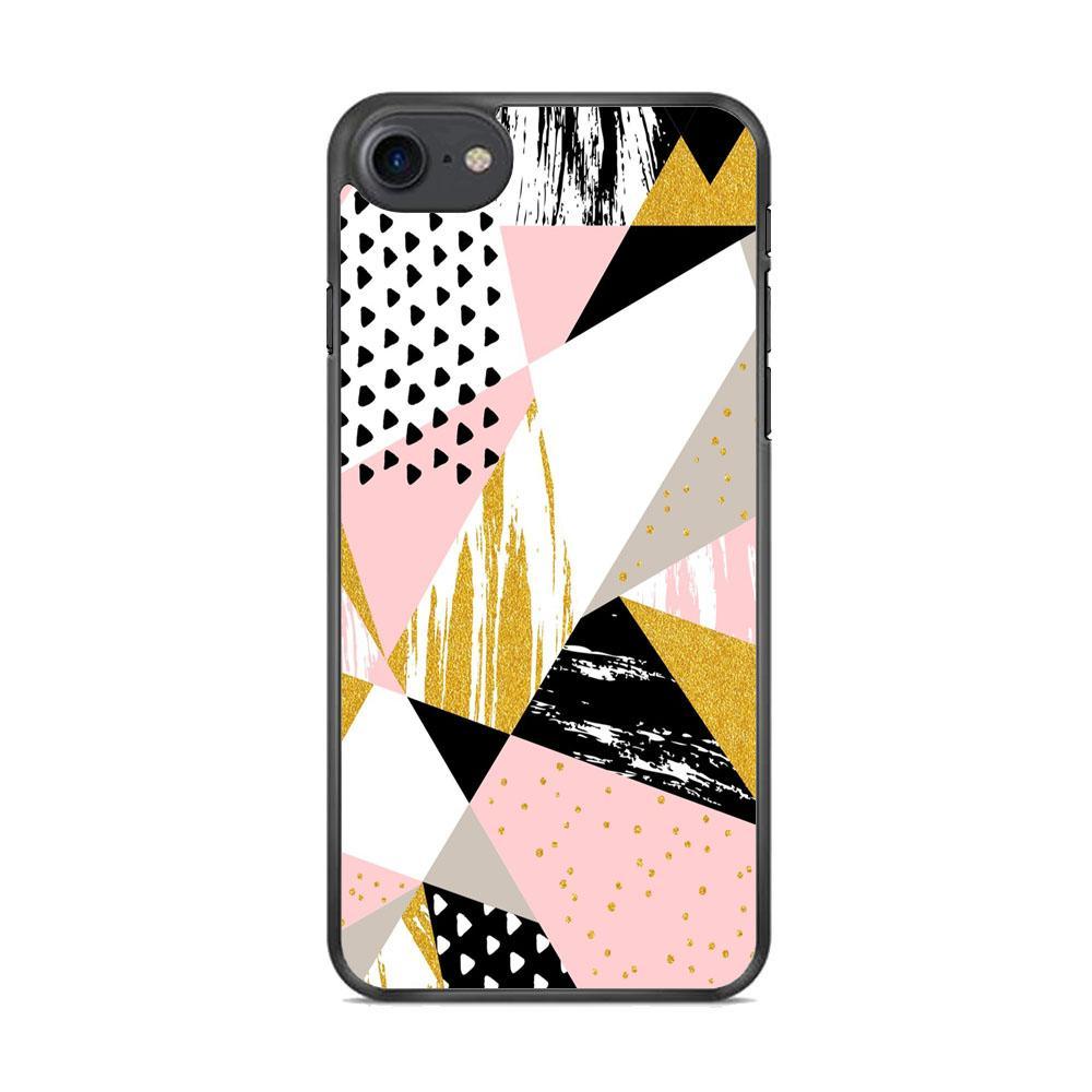 Shapes Abstract 01 iPhone 7 Case-Rubber Black (2D Case)-Oxvistore