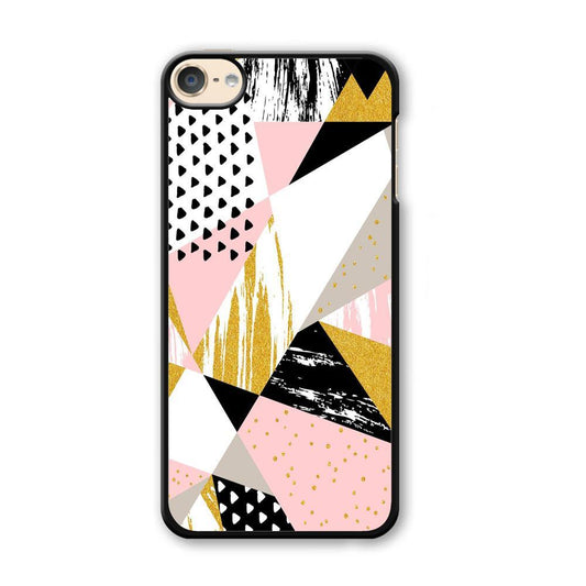 Shapes Abstract 01 iPod Touch 6 Case-Plastic Black (2D Case)-Oxvistore