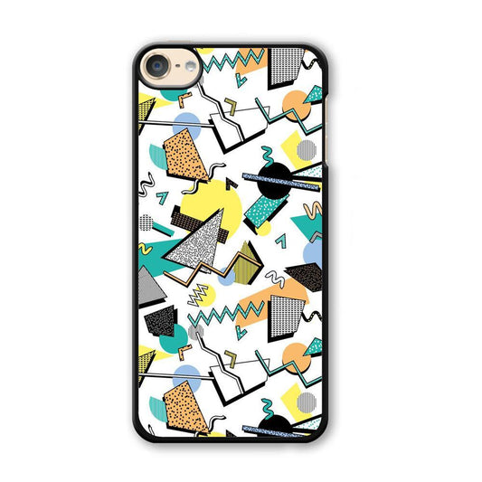Shapes Abstract 02 iPod Touch 6 Case-Plastic Black (2D Case)-Oxvistore