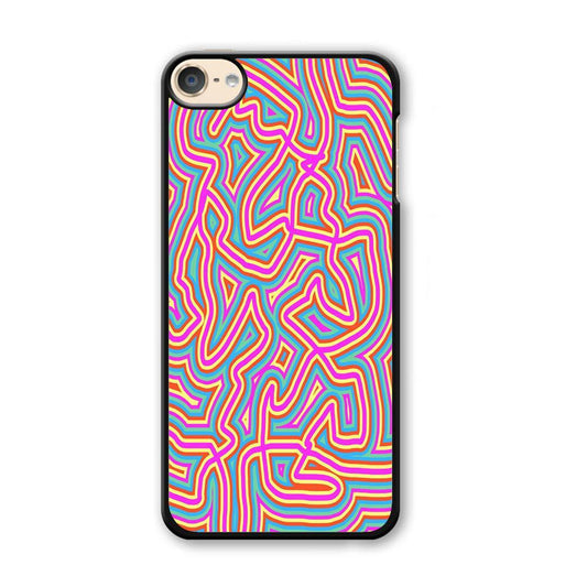 Shapes Abstract 04 iPod Touch 6 Case-Plastic Black (2D Case)-Oxvistore