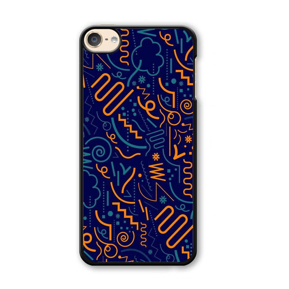 Shapes Abstract 06 iPod Touch 6 Case-Plastic Black (2D Case)-Oxvistore
