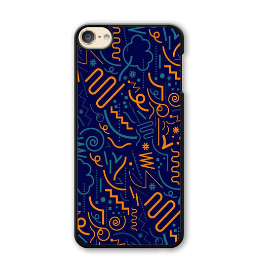 Shapes Abstract 06 iPod Touch 6 Case-Plastic Black (2D Case)-Oxvistore