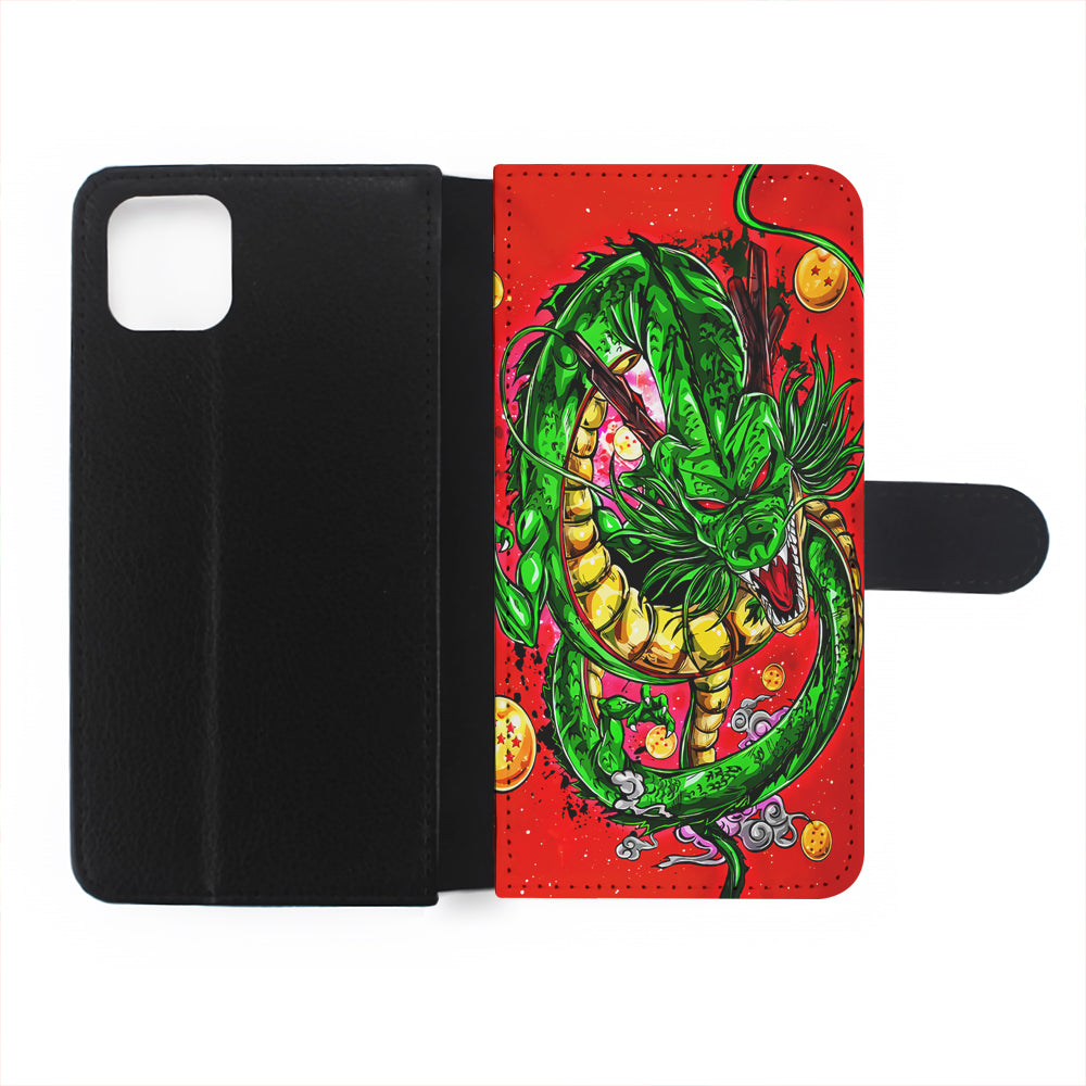 Shenron Dragon Ball Z Red Flip Wallet Phone Case