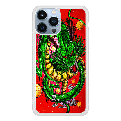 Shenron Dragon Ball Z Red 2D Rubber Phone Case