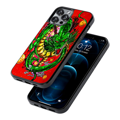 Shenron Dragon Ball Z Red 2D Rubber Phone Case