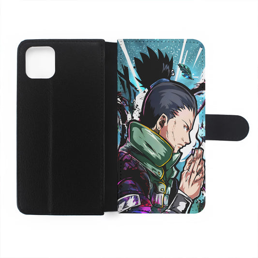 Shikamaru Nara Naruto Art Flip Wallet Phone Case