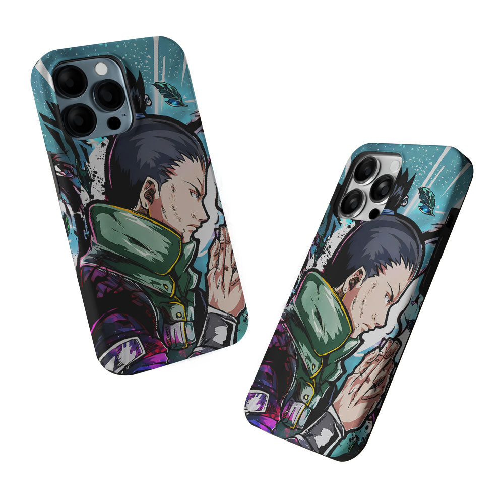 Shikamaru Nara Naruto Art 2 in 1 Tough Phone Case