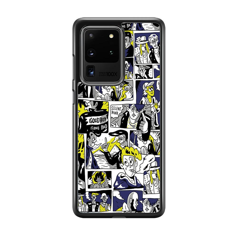 Silent Riders Gone Bad Samsung Galaxy S20 Ultra Case-Rubber Black (2D Case)-Oxvistore