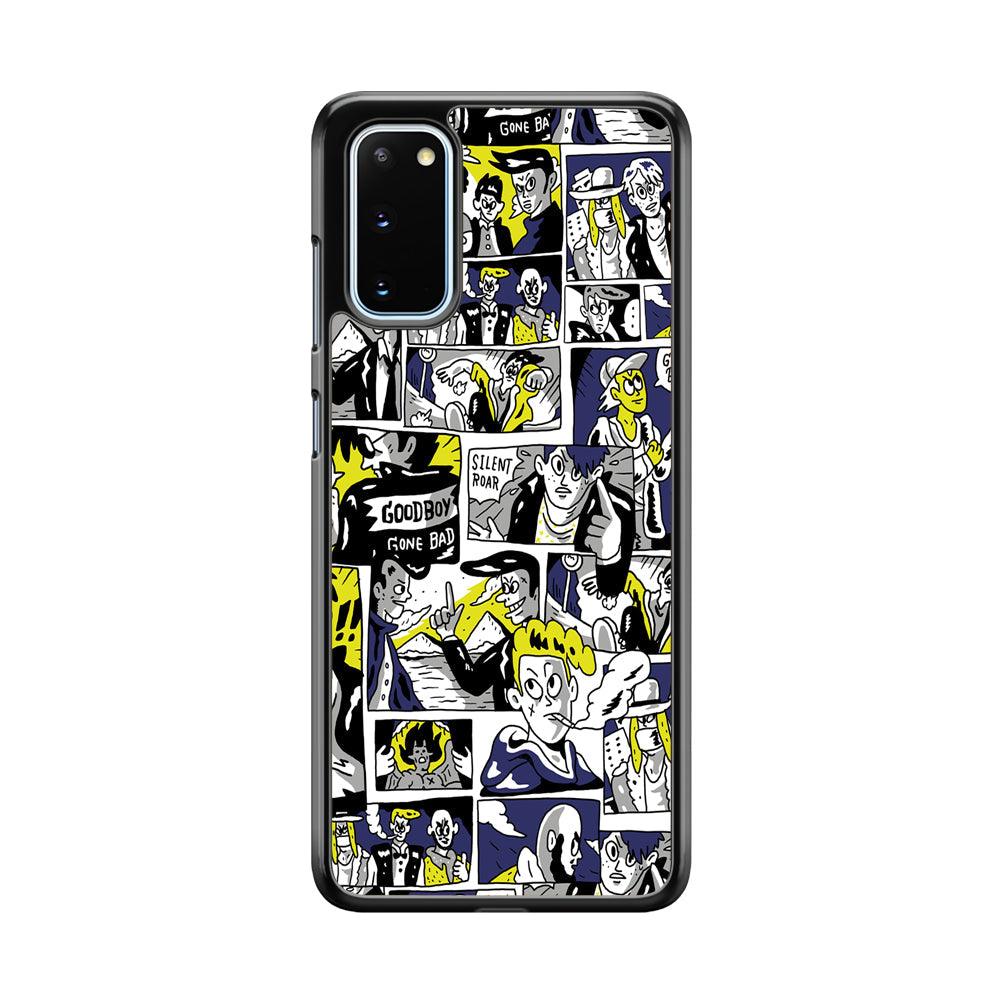 Silent Riders Gone Bad Samsung Galaxy S20 Case-Rubber Black (2D Case)-Oxvistore