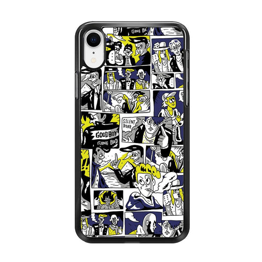 Silent Riders Gone Bad iPhone XR Case-Rubber Black (2D Case)-Oxvistore