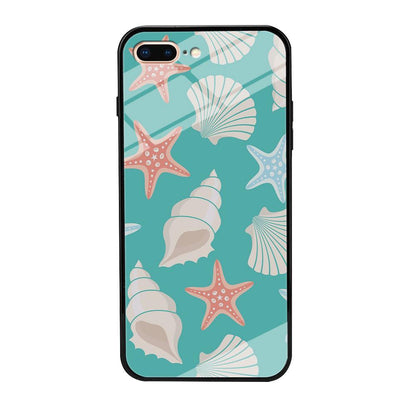 Simply Shells Collage iPhone 7 Plus Case-Oxvistore