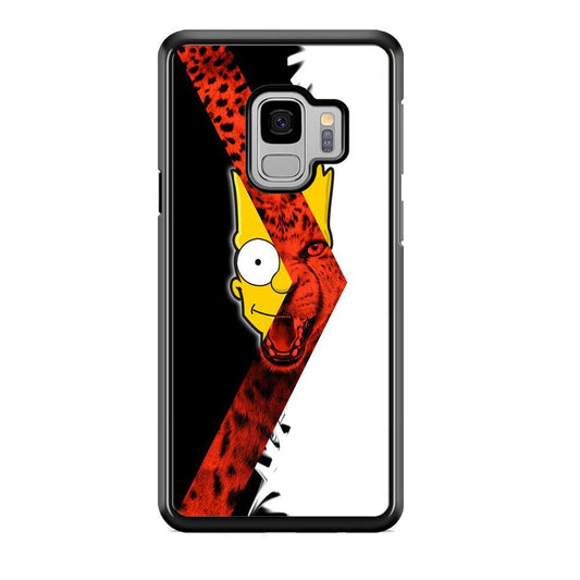 Simpson Born Mercurial Tiger Samsung Galaxy S9 Case-Rubber Black (2D Case)-Oxvistore