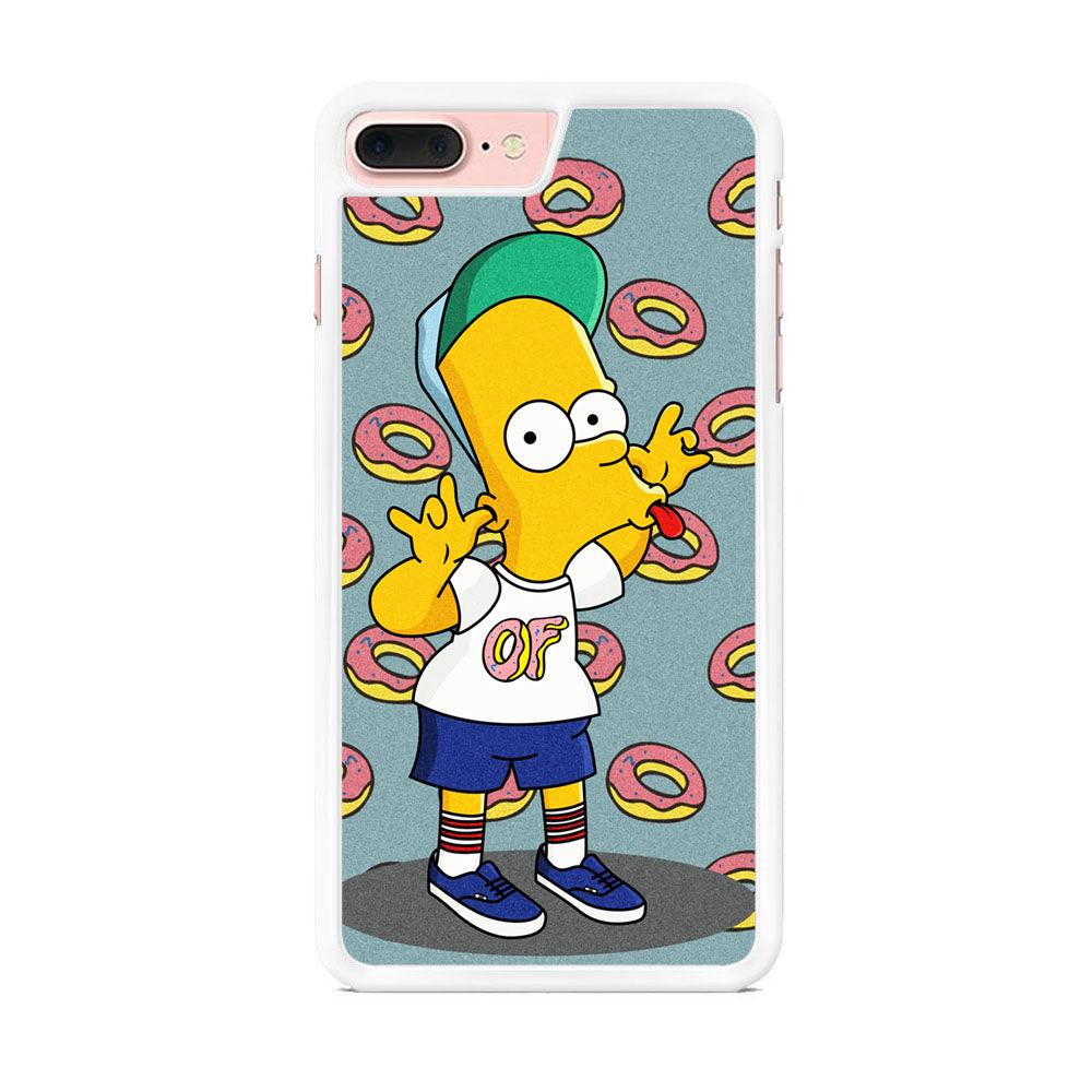 Simpsons Donuts Pattern iPhone 7 Plus Case-Oxvistore