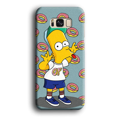 Simpsons Donuts Pattern iPhone 8 Plus Case-Oxvistore