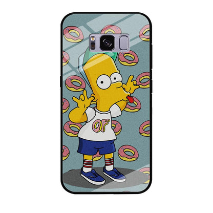 Simpsons Donuts Pattern iPhone 8 Plus Case-Oxvistore