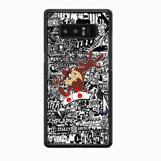 Skate with Taz Samsung Galaxy Note 8 Case-Oxvistore