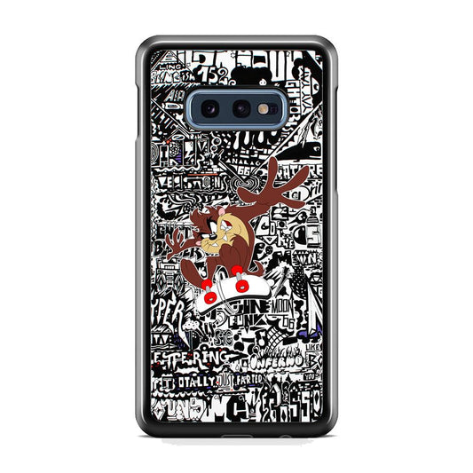 Skate with Taz Samsung Galaxy S10E Case-3D Case-Oxvistore