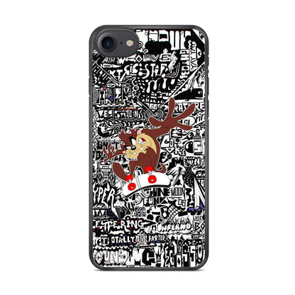 Skate with Taz iPhone 8 Case-Oxvistore