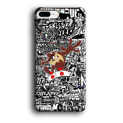 Skate with Taz iPhone 7 Plus Case-Oxvistore