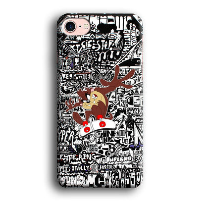 Skate with Taz iPhone 8 Case-Oxvistore