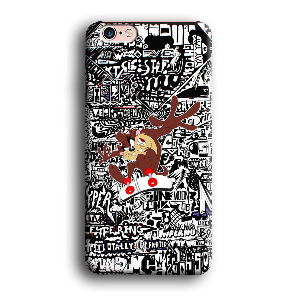 Skate with Taz iPhone 6 Plus | 6s Plus Case-Oxvistore