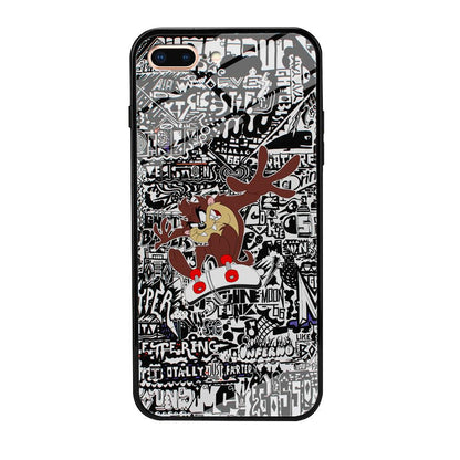 Skate with Taz iPhone 7 Plus Case-Oxvistore