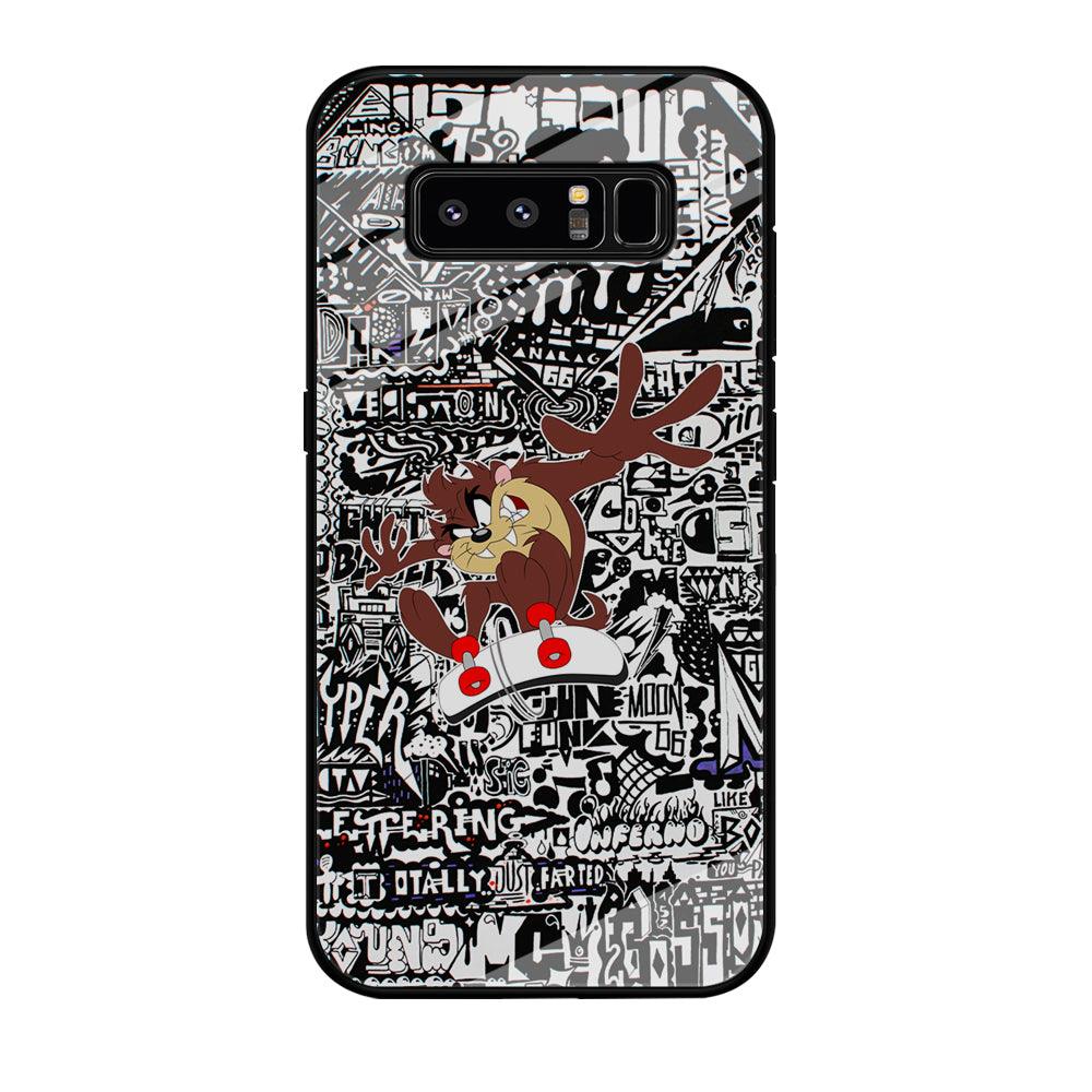 Skate with Taz Samsung Galaxy Note 8 Case-Oxvistore