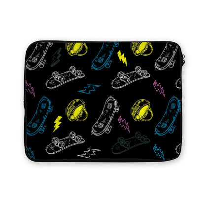 Skateboard Graffiti Drawing Laptop Sleeve Protective Cover