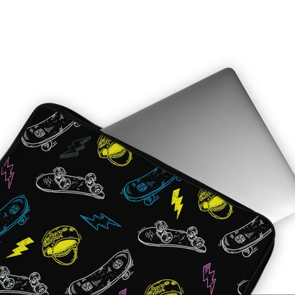 Skateboard Graffiti Drawing Laptop Sleeve Protective Cover