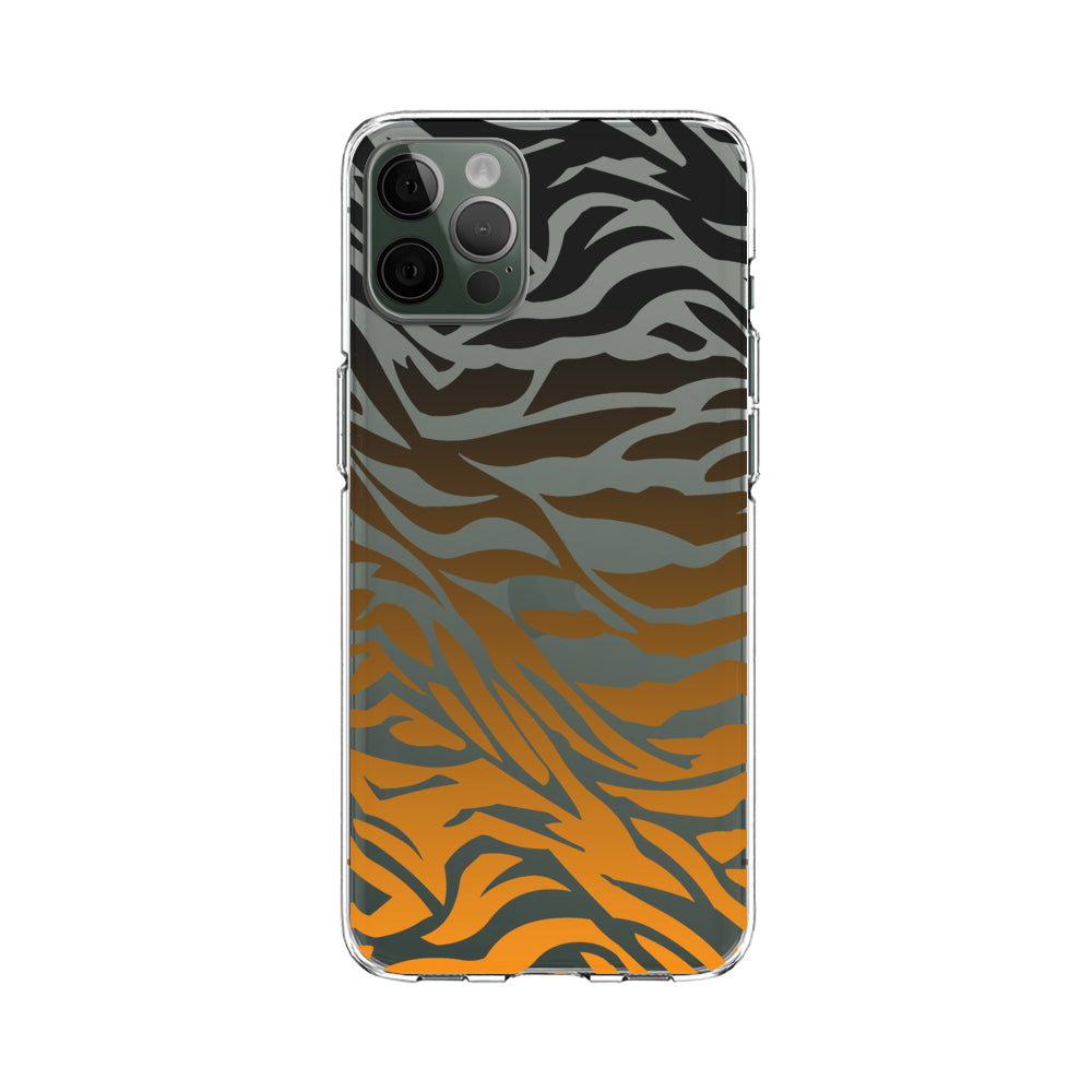 Skin Shine of Zebra Patern Clear Soft Case