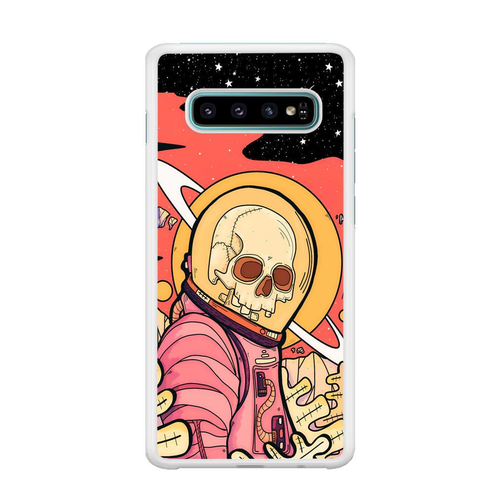 Skull Astronauts In Action Samsung Galaxy S10 Plus Case-Oxvistore