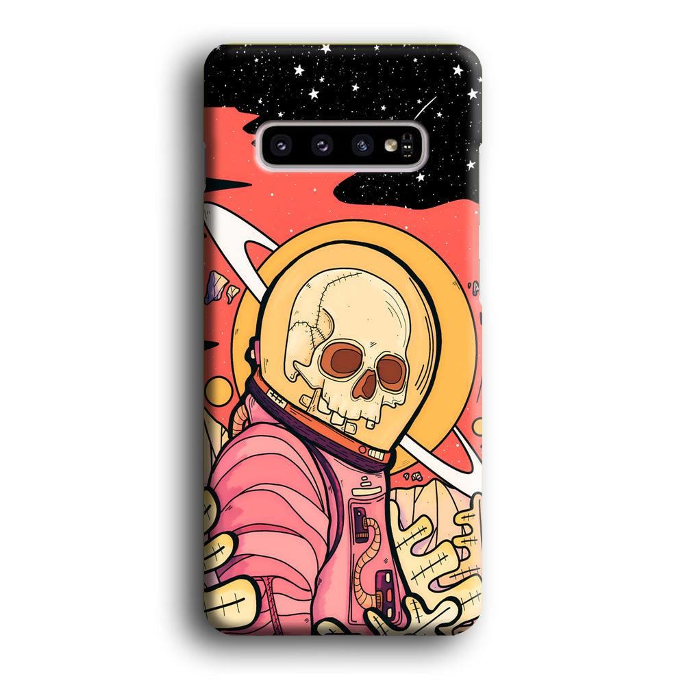 Skull Astronauts In Action Samsung Galaxy S10 Plus Case-Oxvistore