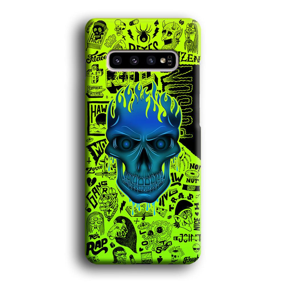 Skull of Poison Samsung Galaxy S10 Plus Case-Oxvistore