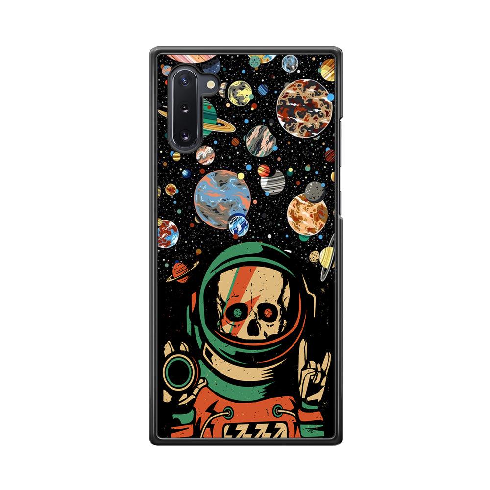 Skull on The Space Samsung Galaxy Note 10 Case-Oxvistore