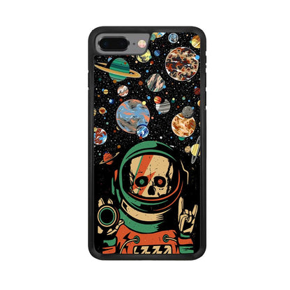 Skull on The Space iPhone 8 Plus Case-Oxvistore