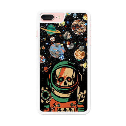 Skull on The Space iPhone 7 Plus Case-Oxvistore