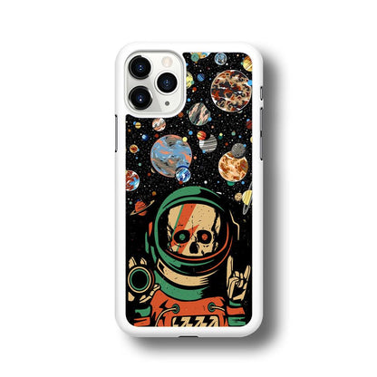 Skull on The Space iPhone 11 Pro Case-Oxvistore