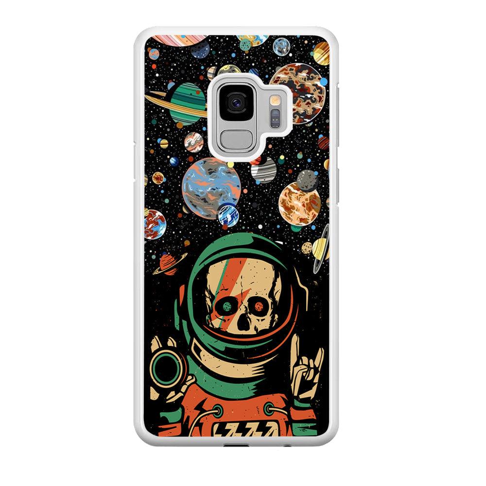 Skull on The Space Samsung Galaxy S9 Case-Oxvistore