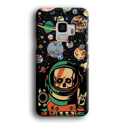 Skull on The Space Samsung Galaxy S9 Case-Oxvistore