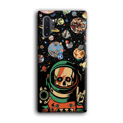 Skull on The Space Samsung Galaxy Note 10 Plus Case-Oxvistore