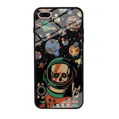 Skull on The Space iPhone 8 Plus Case-Oxvistore