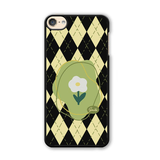 Smile Over The Flower iPod Touch 6 Case-Plastic White (2D Case)-Oxvistore