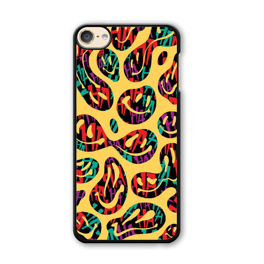 Smiley Dilution iPod Touch 6 Case-Plastic White (2D Case)-Oxvistore