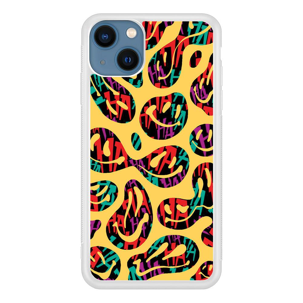 Smiley Dilution iPhone 15 Plus Case-Oxvistore