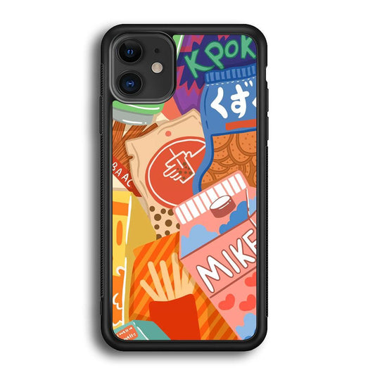 Snack Cartoon Weekly Groceries iPhone 12 Case-Oxvistore